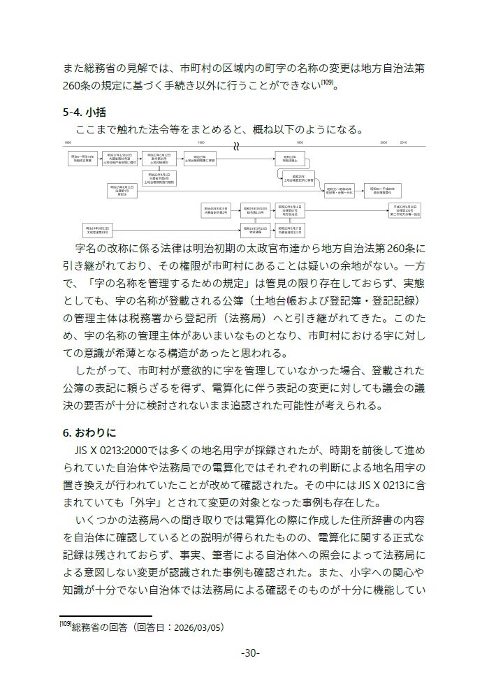 廃字化された・されていた旧地名用字たち 地名用字はどのように失われ、よみがえるのか