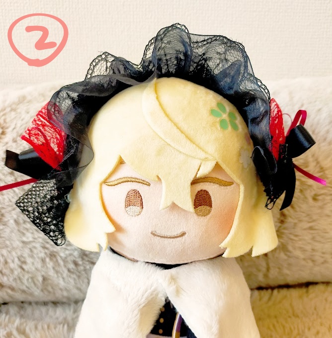 カチューシャ赤黒