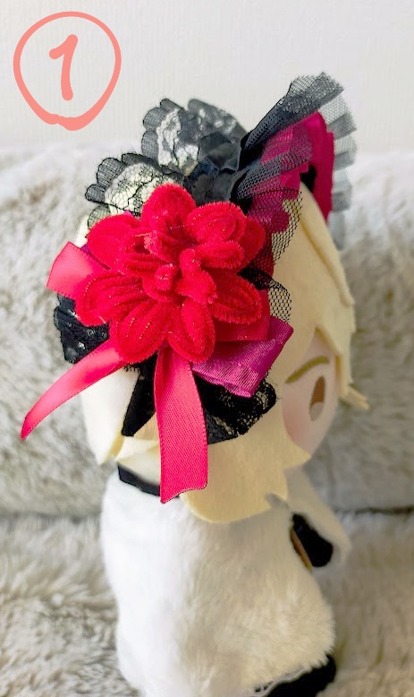 カチューシャ赤黒