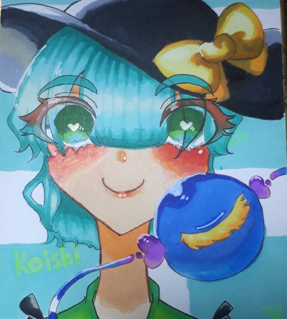 古明地こいし色紙