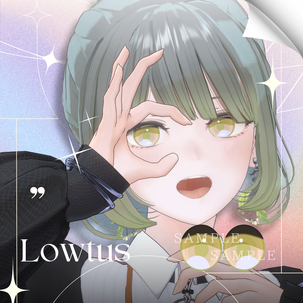 ✨無料版あり✨【8アバター対応】✦PureTone Eyes✦【9Color】