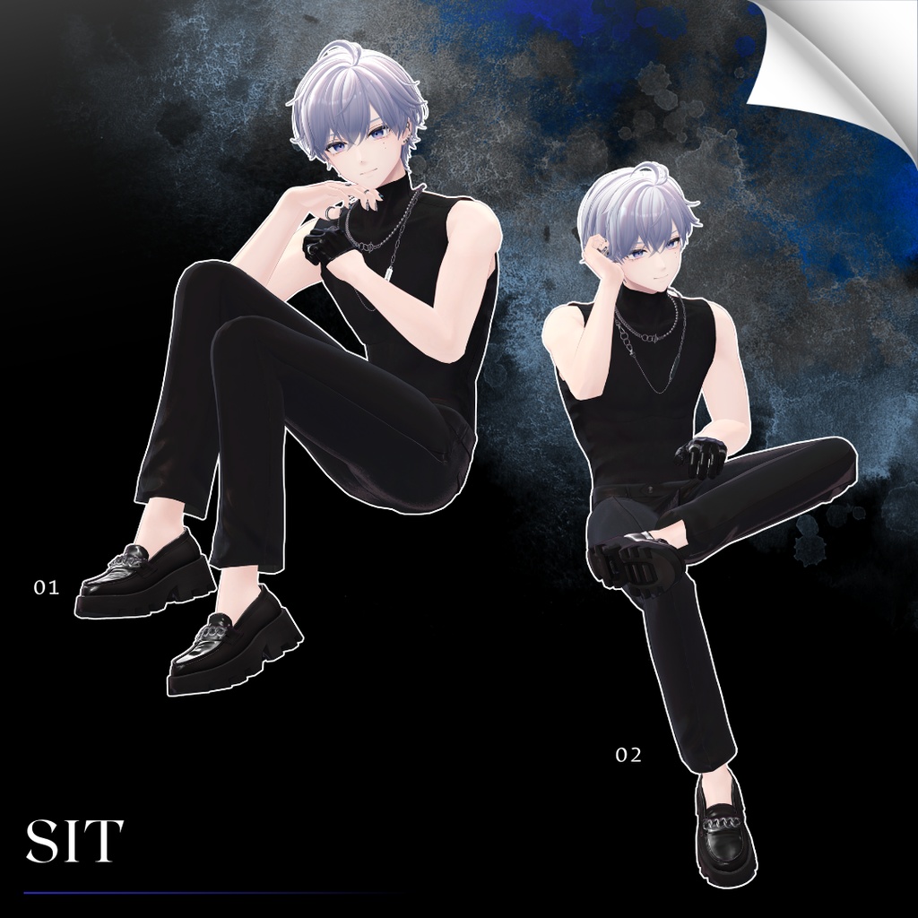 【無料/Free】撮影用ポーズ集 For 狛乃