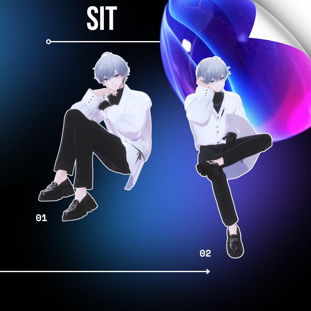 【無料/Free】撮影用ポーズ集 For 狛乃