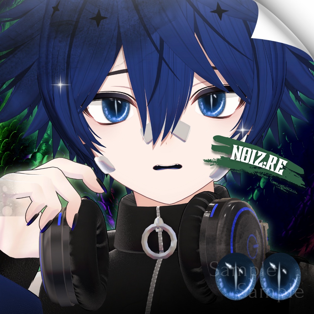 ✨無料版あり✨【10アバター対応】✦Yokai Serpent Eyes✦【24Color】