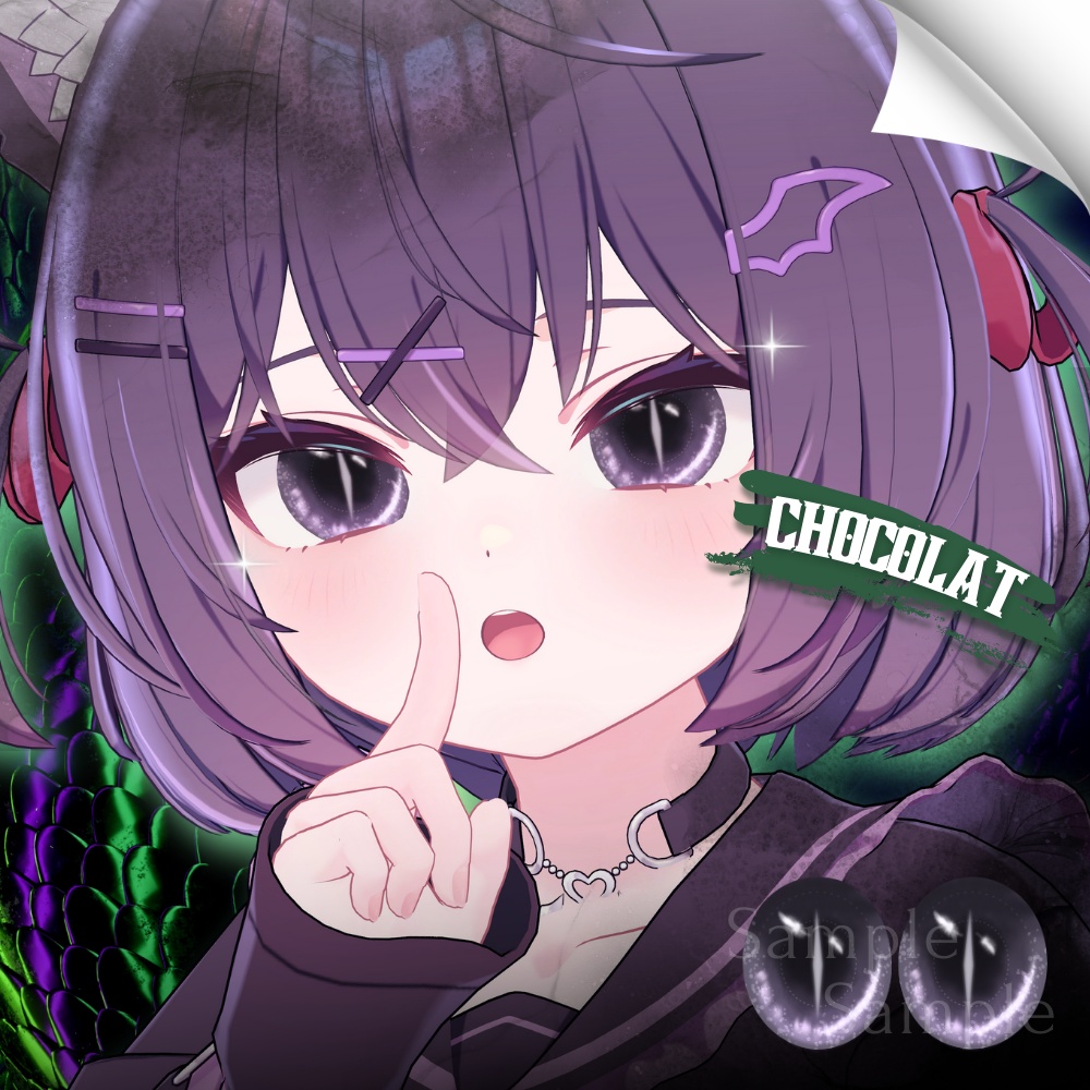 ✨無料版あり✨【10アバター対応】✦Yokai Serpent Eyes✦【24Color】