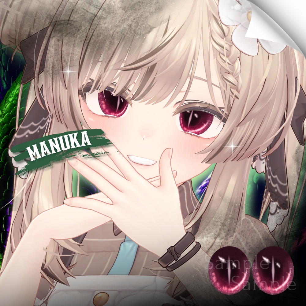 ✨無料版あり✨【10アバター対応】✦Yokai Serpent Eyes✦【24Color】