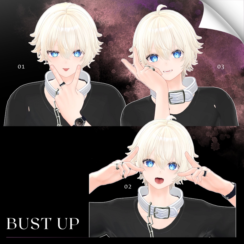 【無料/Free】撮影用ポーズ集 For 彼方