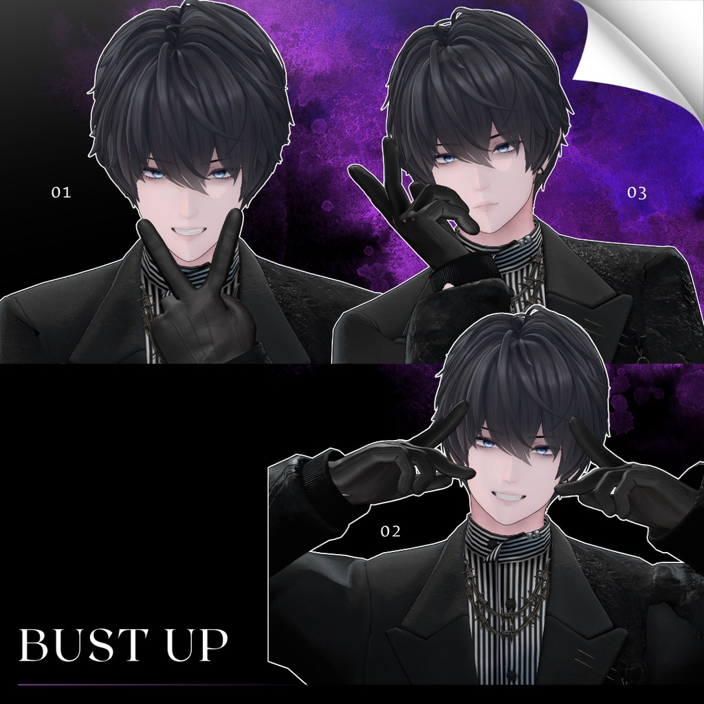 【無料/Free】撮影用ポーズ集 For 獏