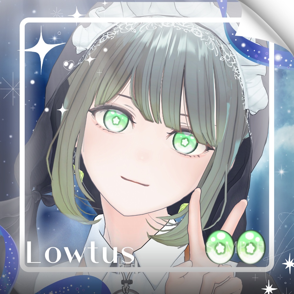 ✨無料版あり✨【8アバター対応】✦Starlit Night Eyes✦【29Color】