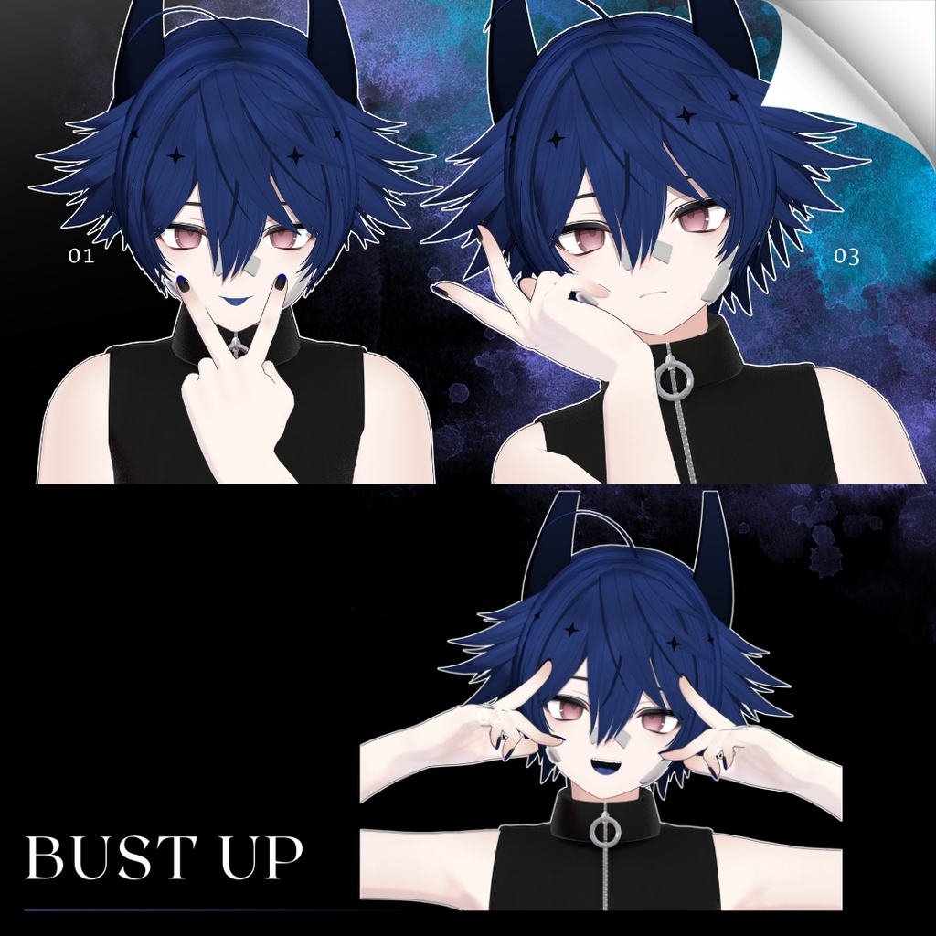 【無料/Free】撮影用ポーズ集 For Noiz:Re