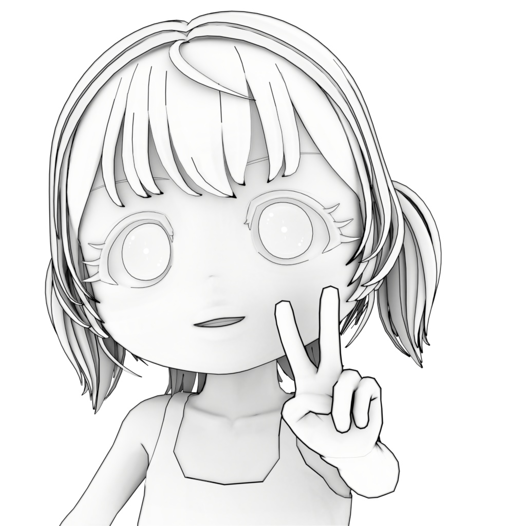 Blenderビューポートでライン描画【TenMomoLine1.1.4】