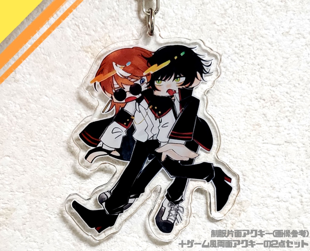 ねこみおアクキー