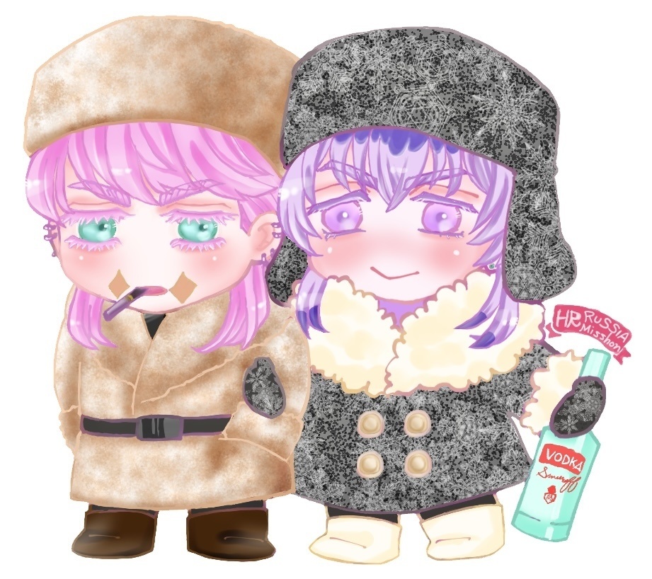 春竜オーロラアクキー『Russia』