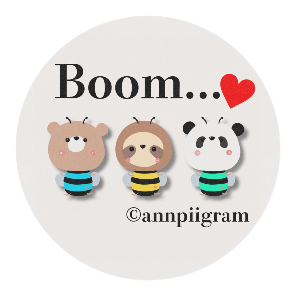 15mm 頭でっかちハッチのマスキングテープ annpiigram