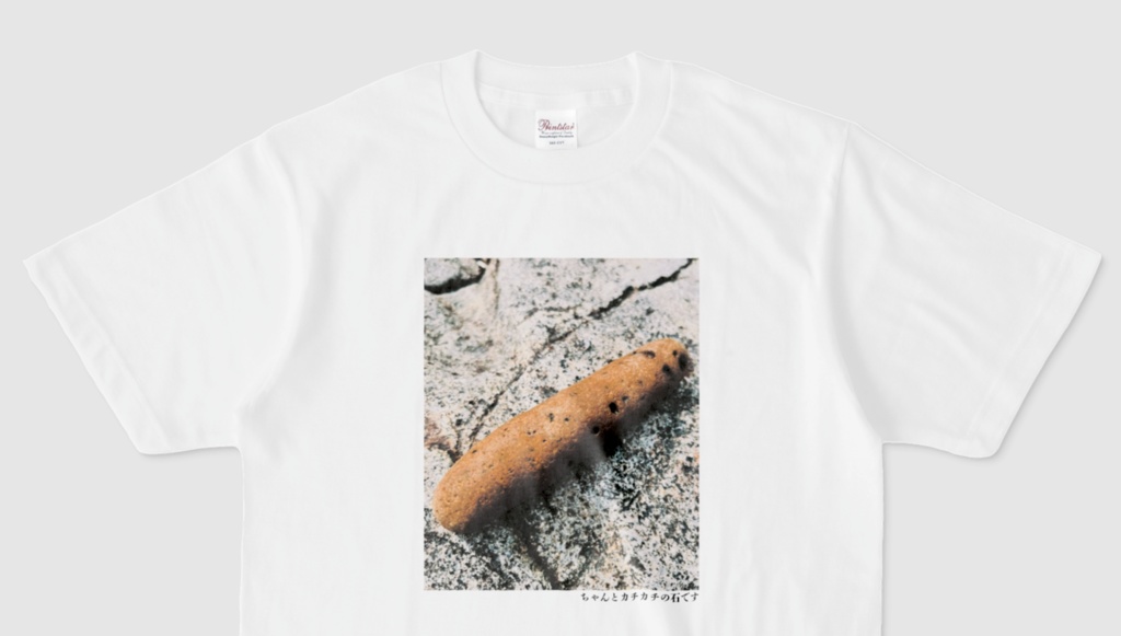 ちゃんとカチカチの石ですTシャツ(第46回)