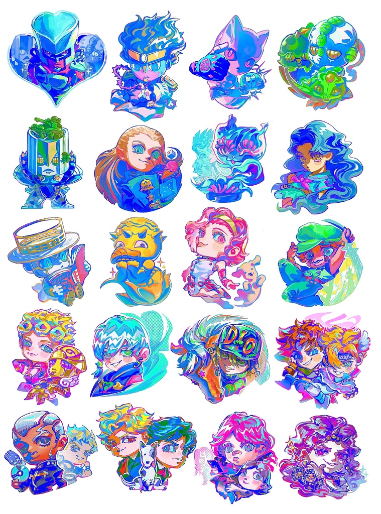 ステッカー20種セット／Sticker Set