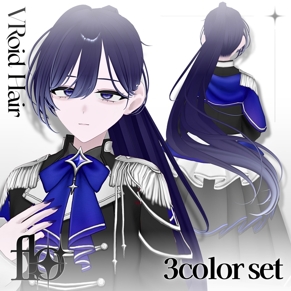 ✨️𝙐𝙥𝙙𝙖𝙩𝙚 𝙎𝘼𝙇𝙀✨️[#VRoid] Long Ponytail Hair