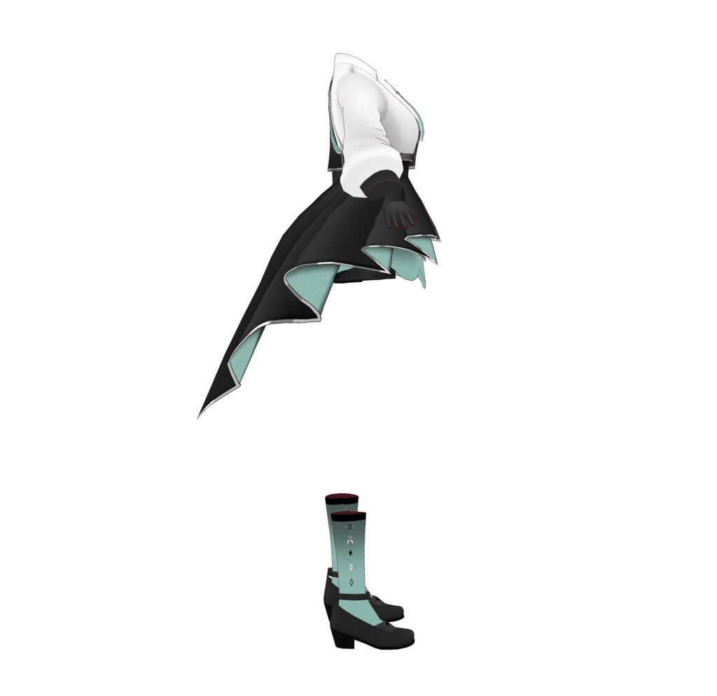 【VRoid】衣装/エレガントアイドルセット