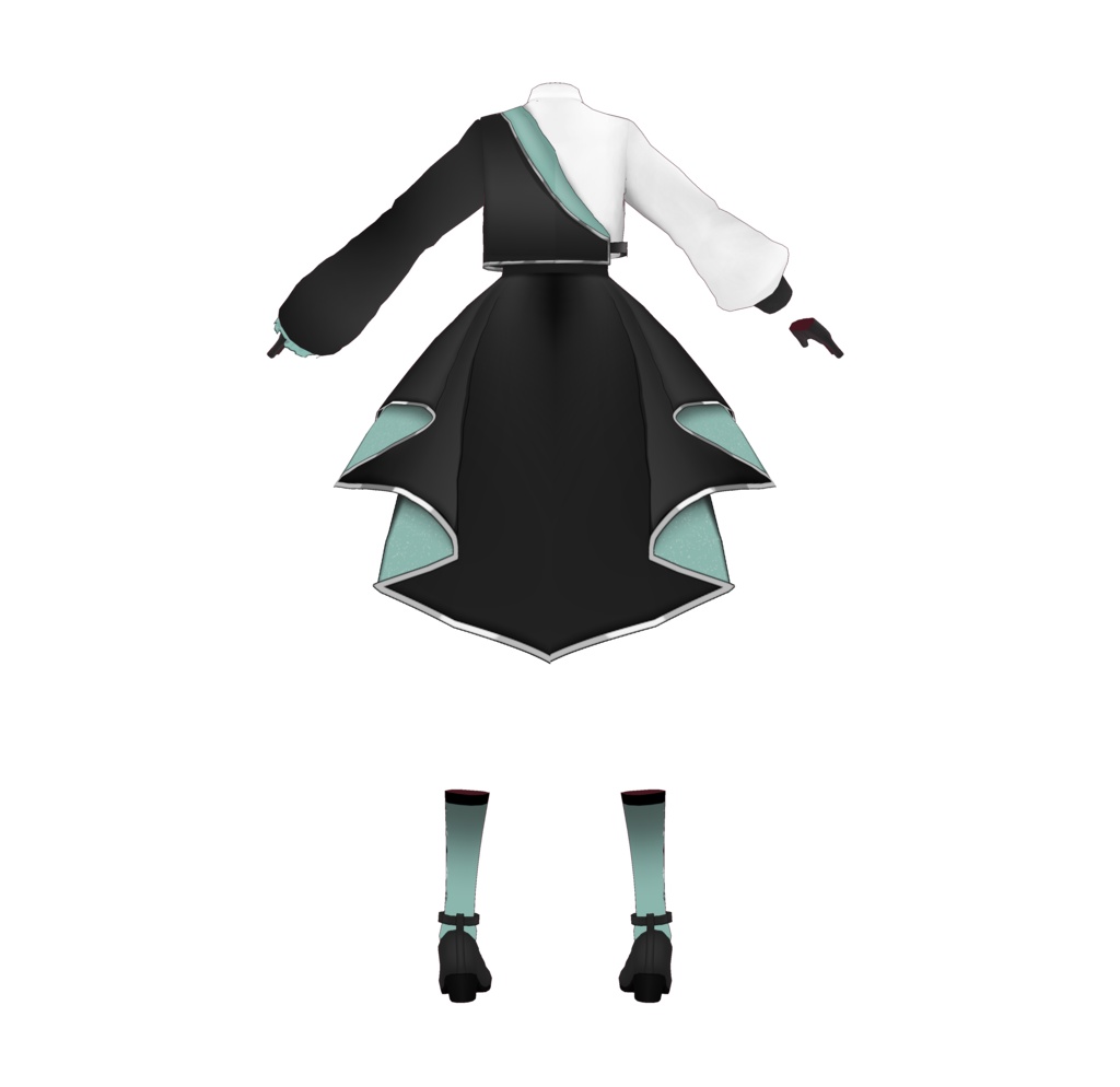 【VRoid】衣装/エレガントアイドルセット