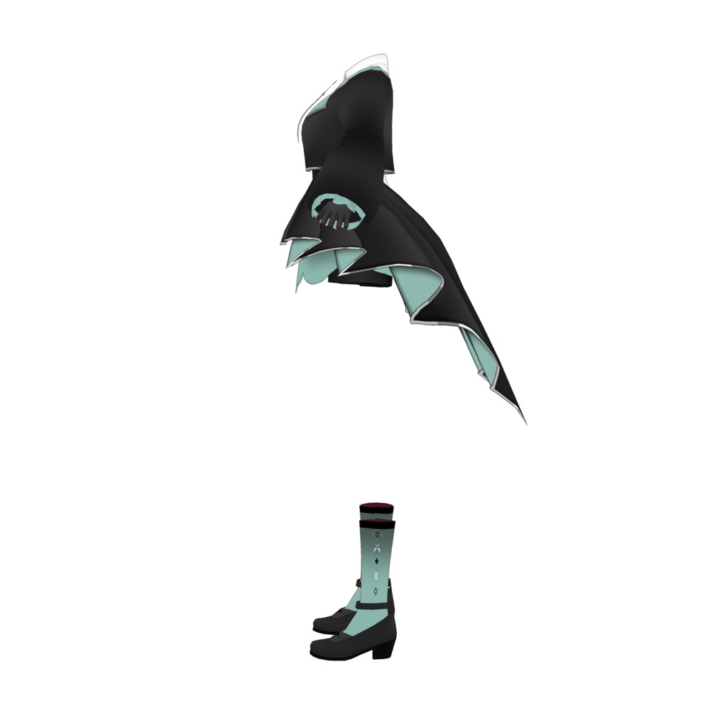 【VRoid】衣装/エレガントアイドルセット