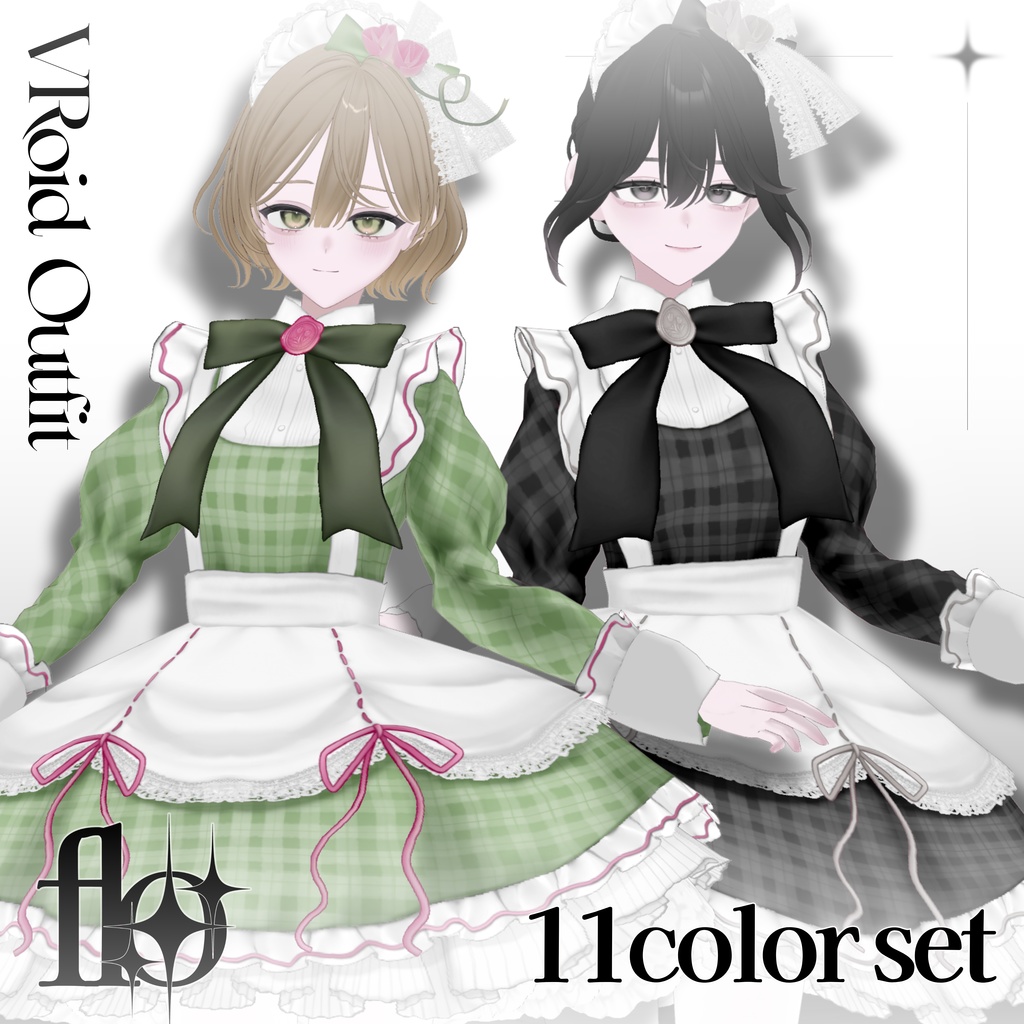 ✨️𝑵𝑬𝑾✨️[#VRoid] Garden Picnic Dress set