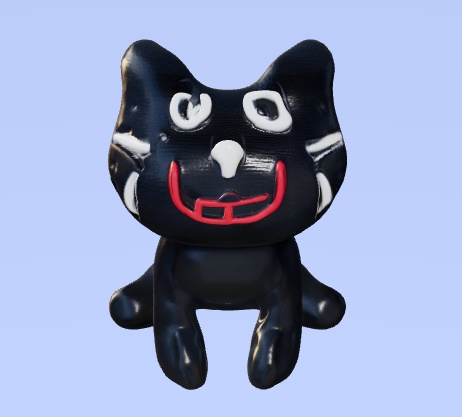 きよねこ/キヨ 3D素材 3Dモデル(.obj)