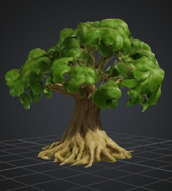 樹木 3D素材 3Dモデル(.obj)