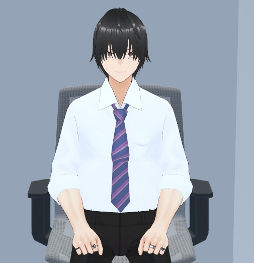 【VRMアバター】飛くん 全力社畜 3Dモデル(.vrm) VRChat/cluster対応