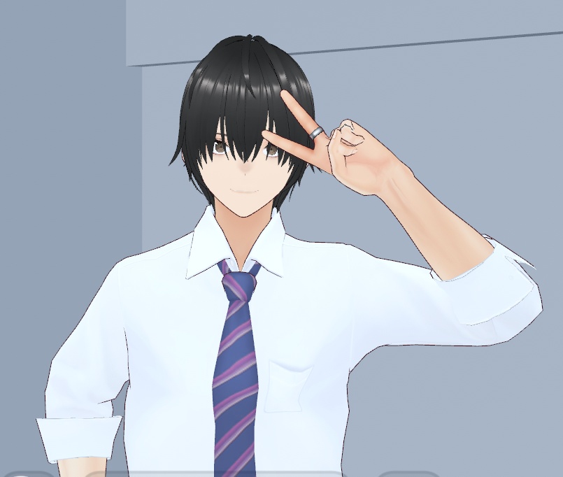 【VRMアバター】飛くん 全力社畜 3Dモデル(.vrm) VRChat/cluster対応