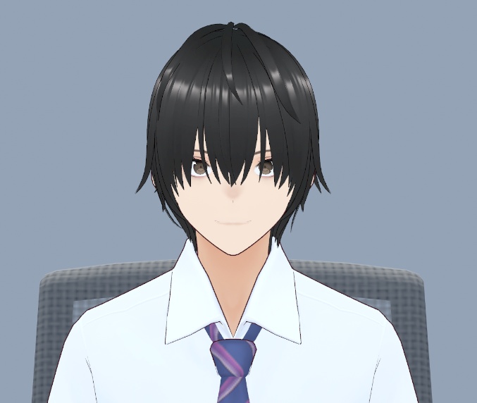 【VRMアバター】飛くん 全力社畜 3Dモデル(.vrm) VRChat/cluster対応