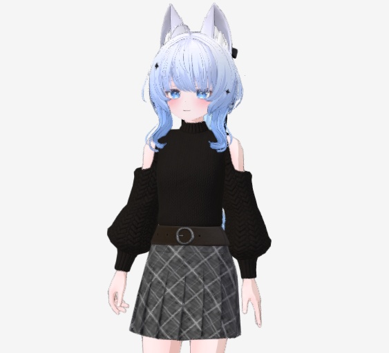 【VRMアバター】シノ 3Dモデル(.vrm) VRChat/cluster対応