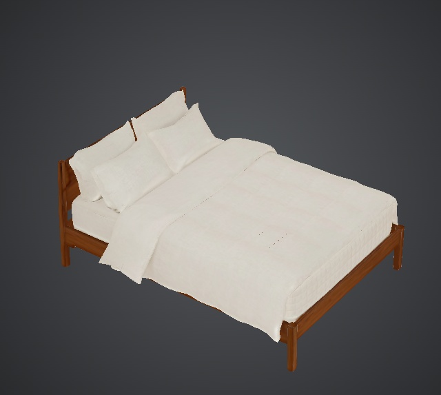 ベッド/家具 3D素材 3Dモデル(.obj)