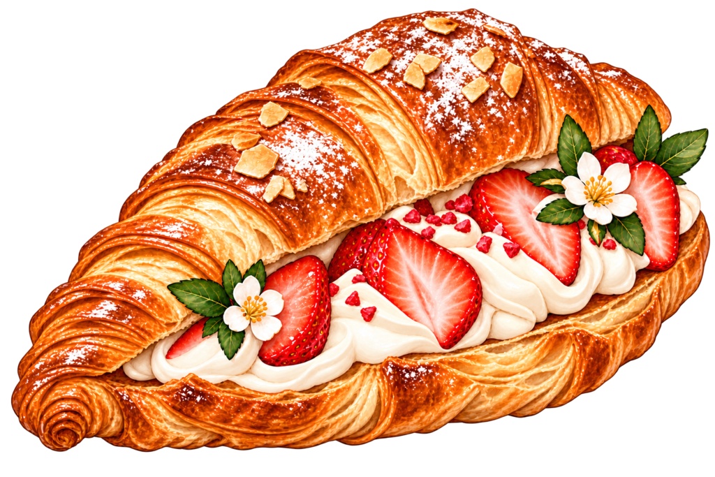 パン&スイーツ イラスト素材セット|背景透過PNG