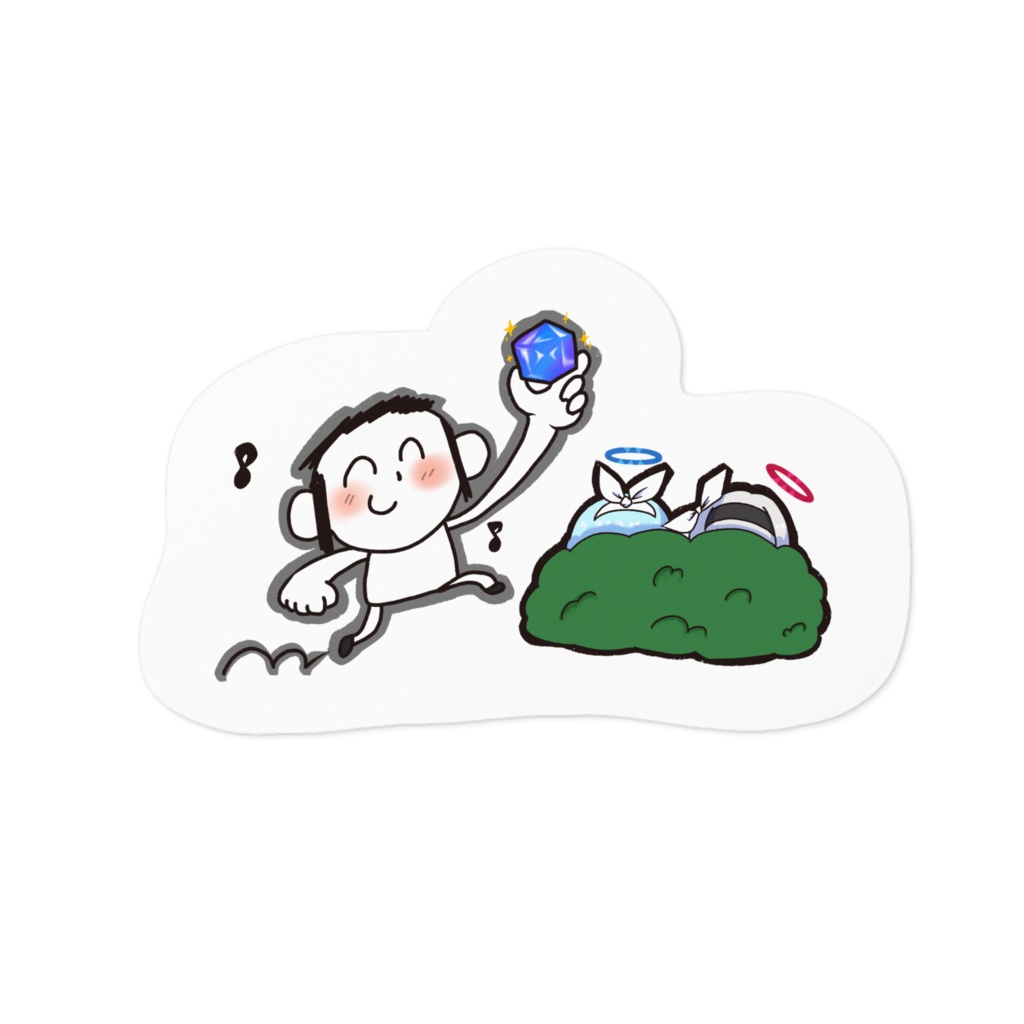 ブルアカ先生ステッカー その1
