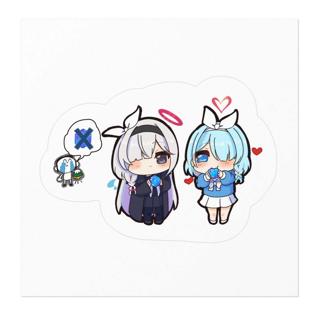 ブルアカ先生ステッカー(アロプラメインver) その2