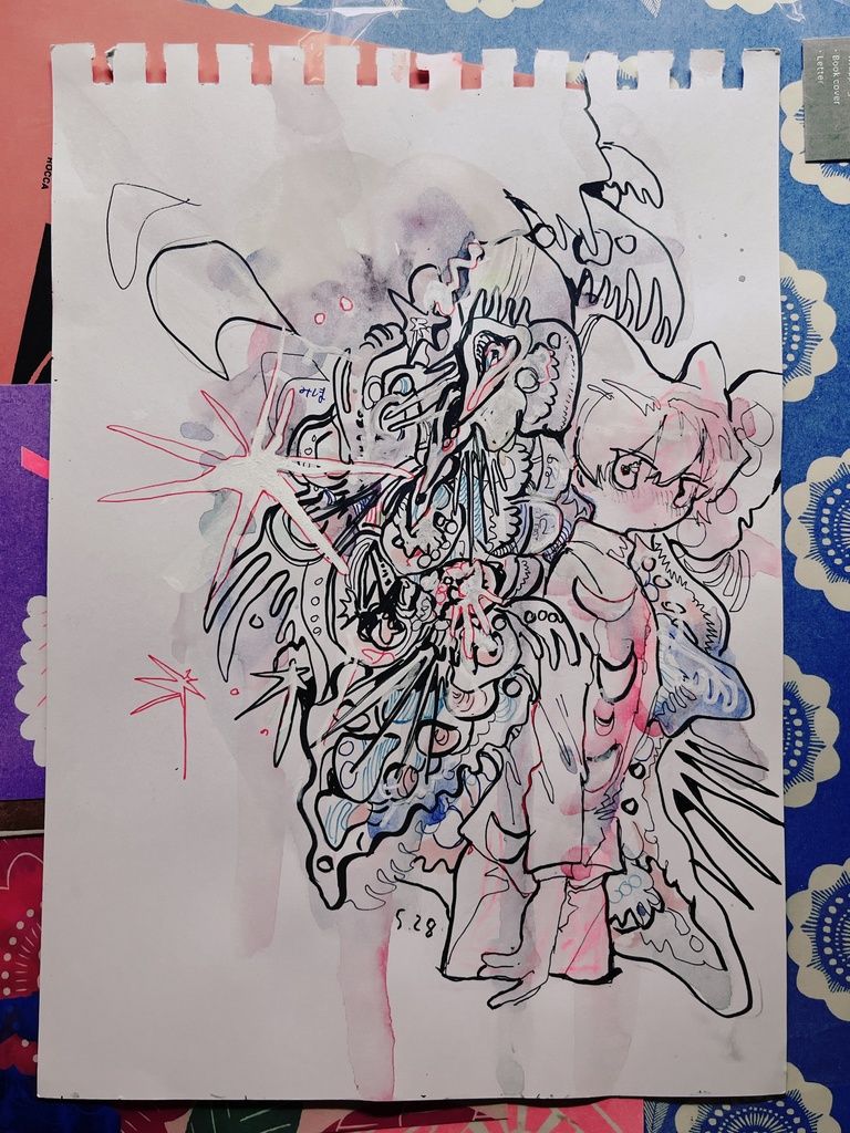 ドローイング“夢から覚めるとき”