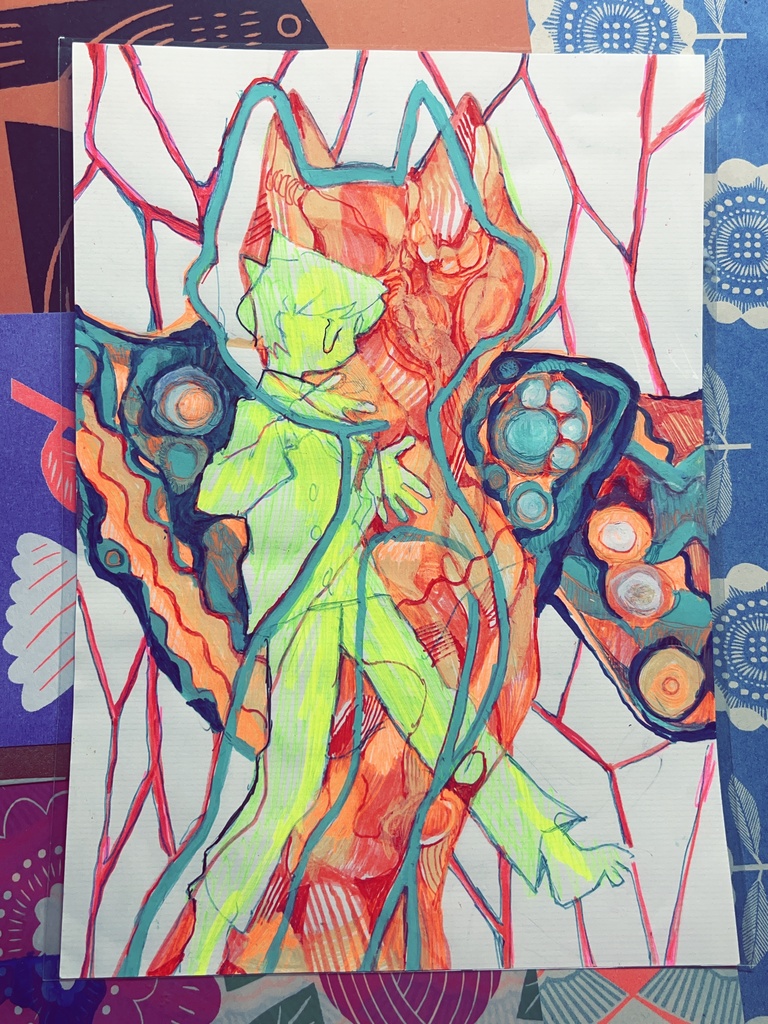 原画「重なる日々」