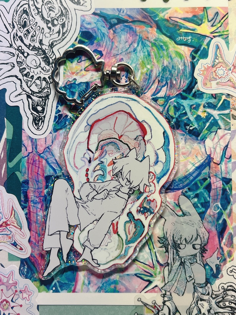 アクリルキーホルダー「夢見」