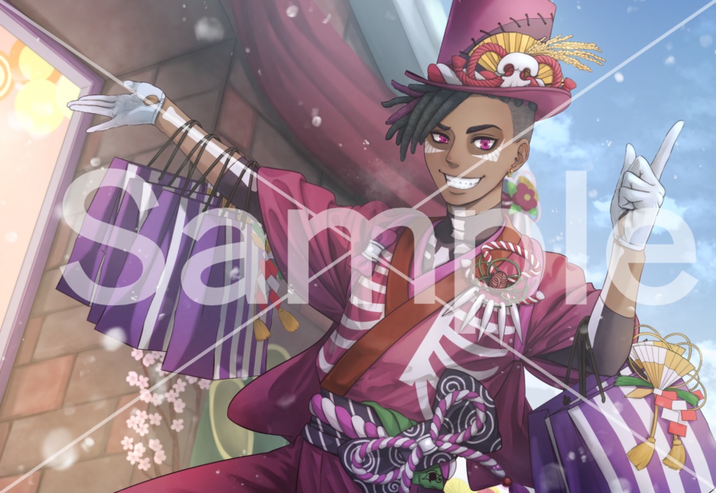 ポストカード・Mr.サム【New Year Sale】