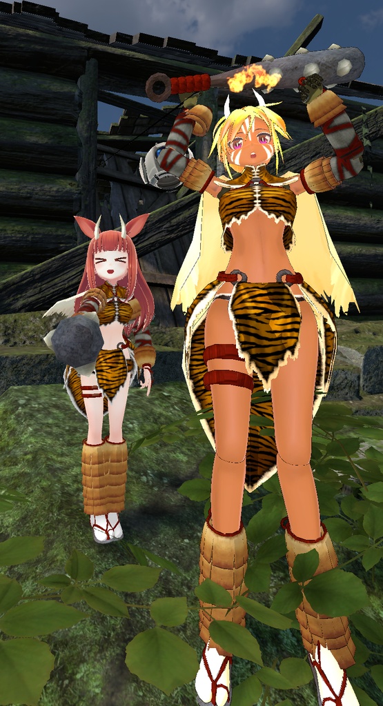 鬼っ娘衣装(対応:マロンちゃん・シャーロちゃん・大体誰でも)