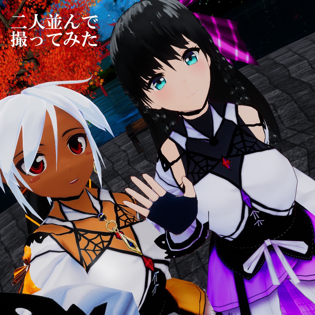 パンプキンンNightドレス(4色カラー)Vroid衣装