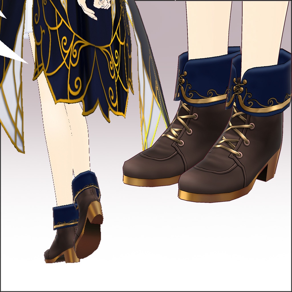 【VRoid texture】ファンタジーゴシック衣装「GStella」