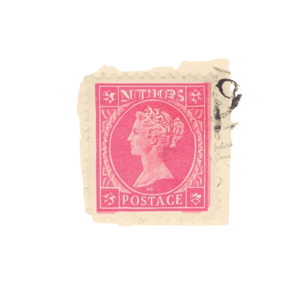 水彩画風 ピンクアンティーク文具クリップアートセット(全10種類/PNG)