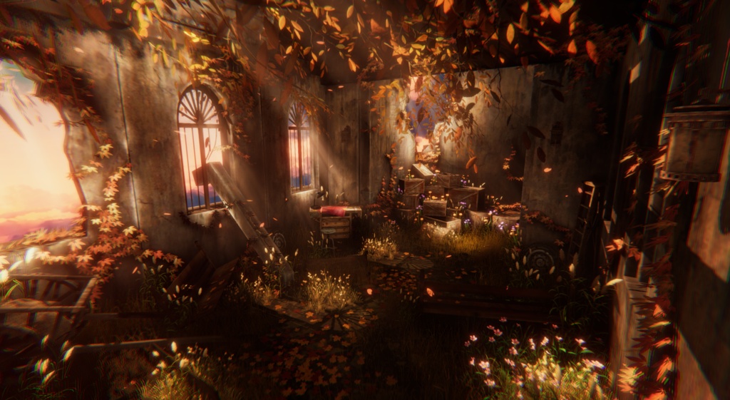 Autumn church [Warudo Standard/PRO] - Warudo Environment