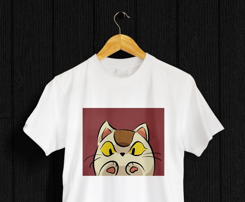 すねこすりTシャツ