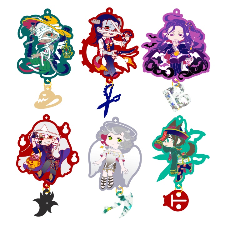 零崎一賊のハロウィンアクキー+α