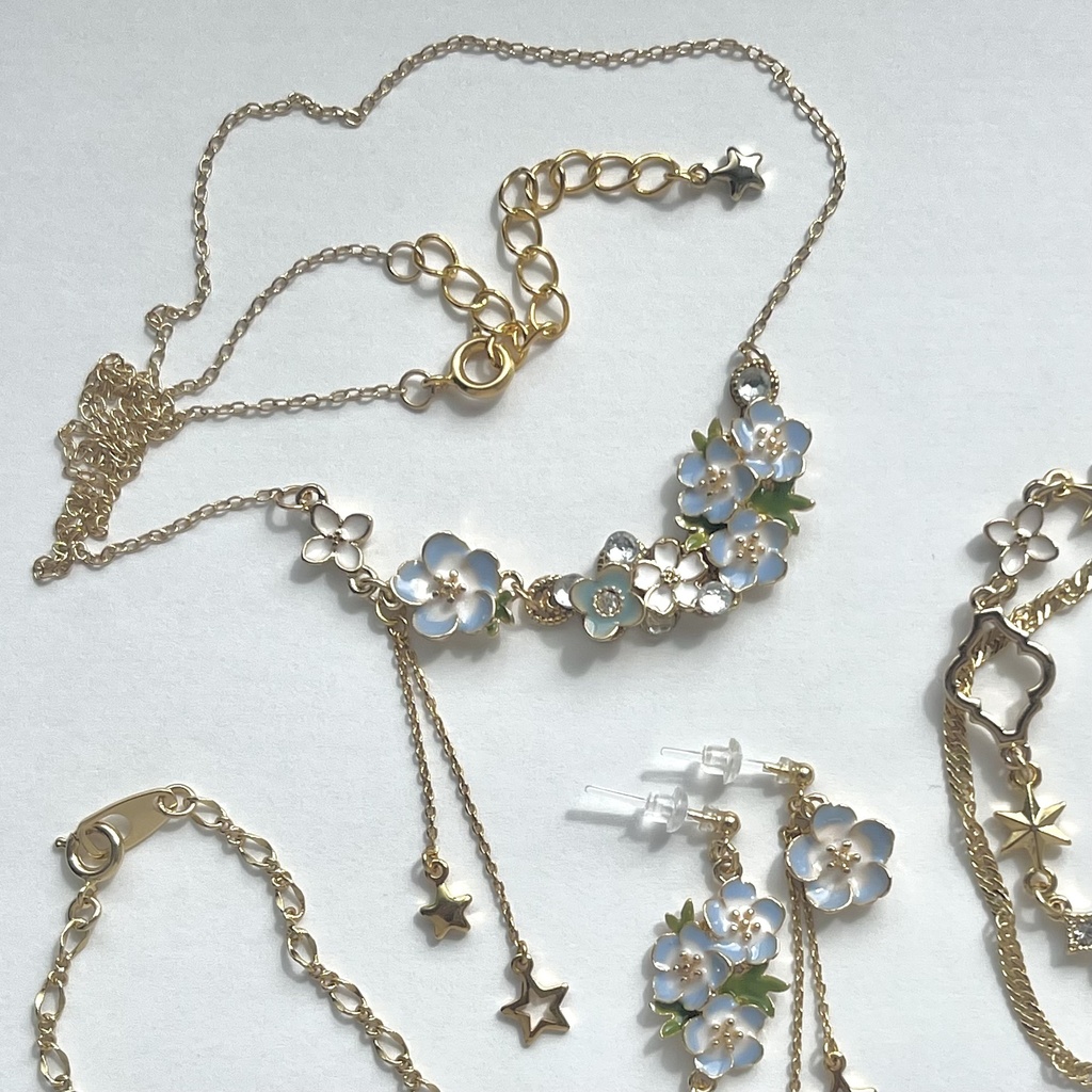 スターチス　ネックレス