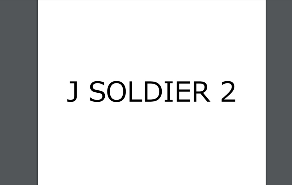 J SOLDIER 2