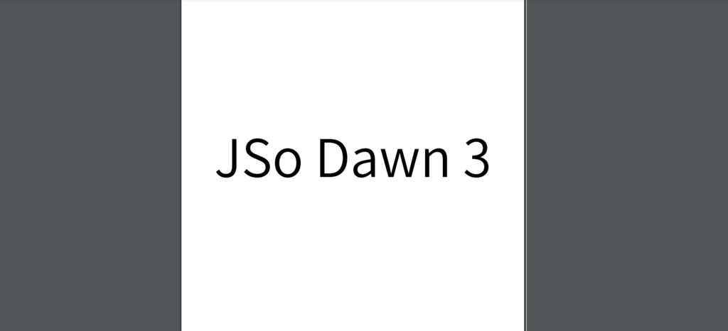JSo Dawn 3