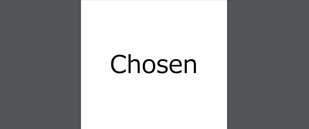 Chosen